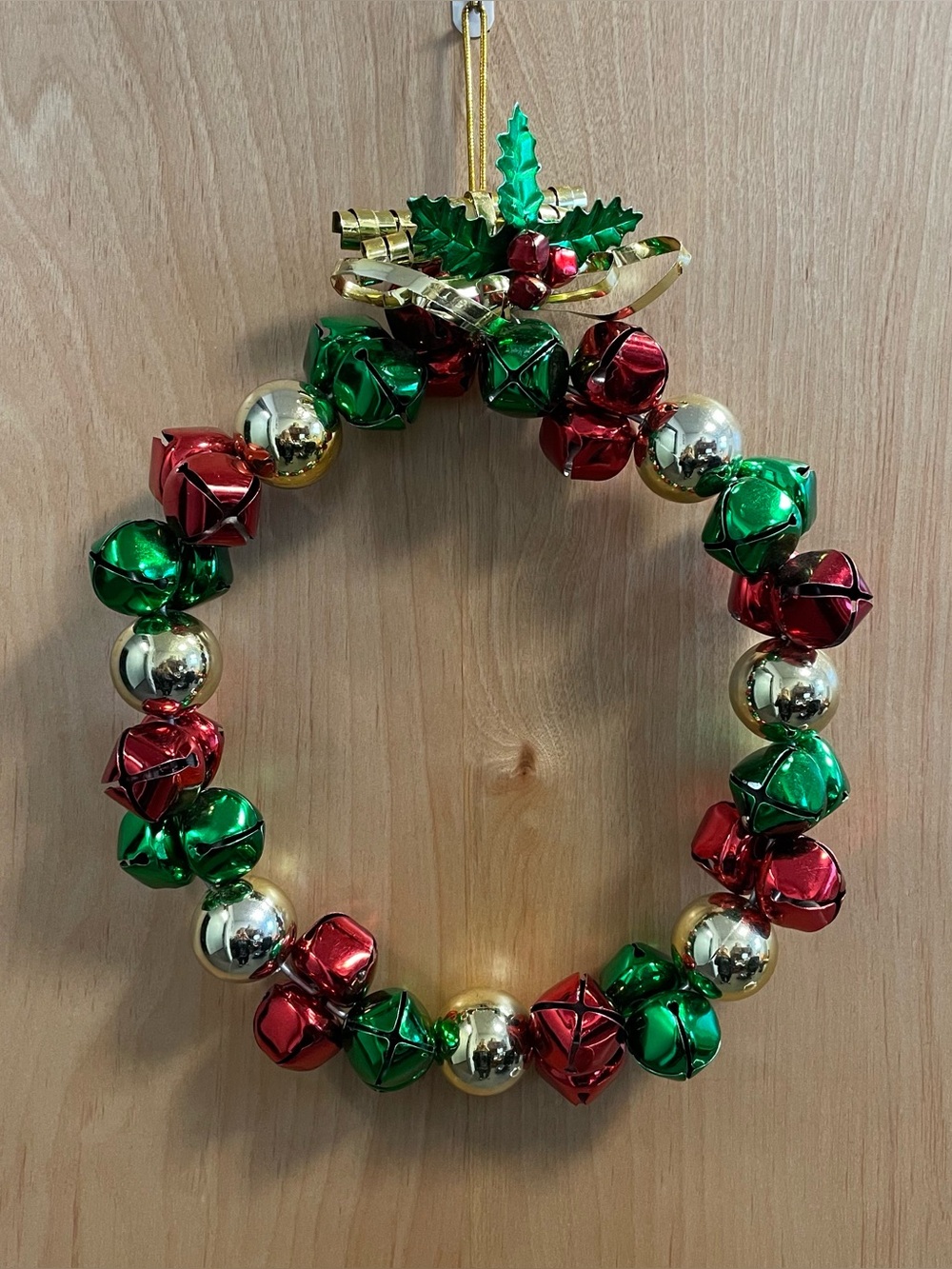 Christmas/Holiday Jingle Bell Wreath 12”